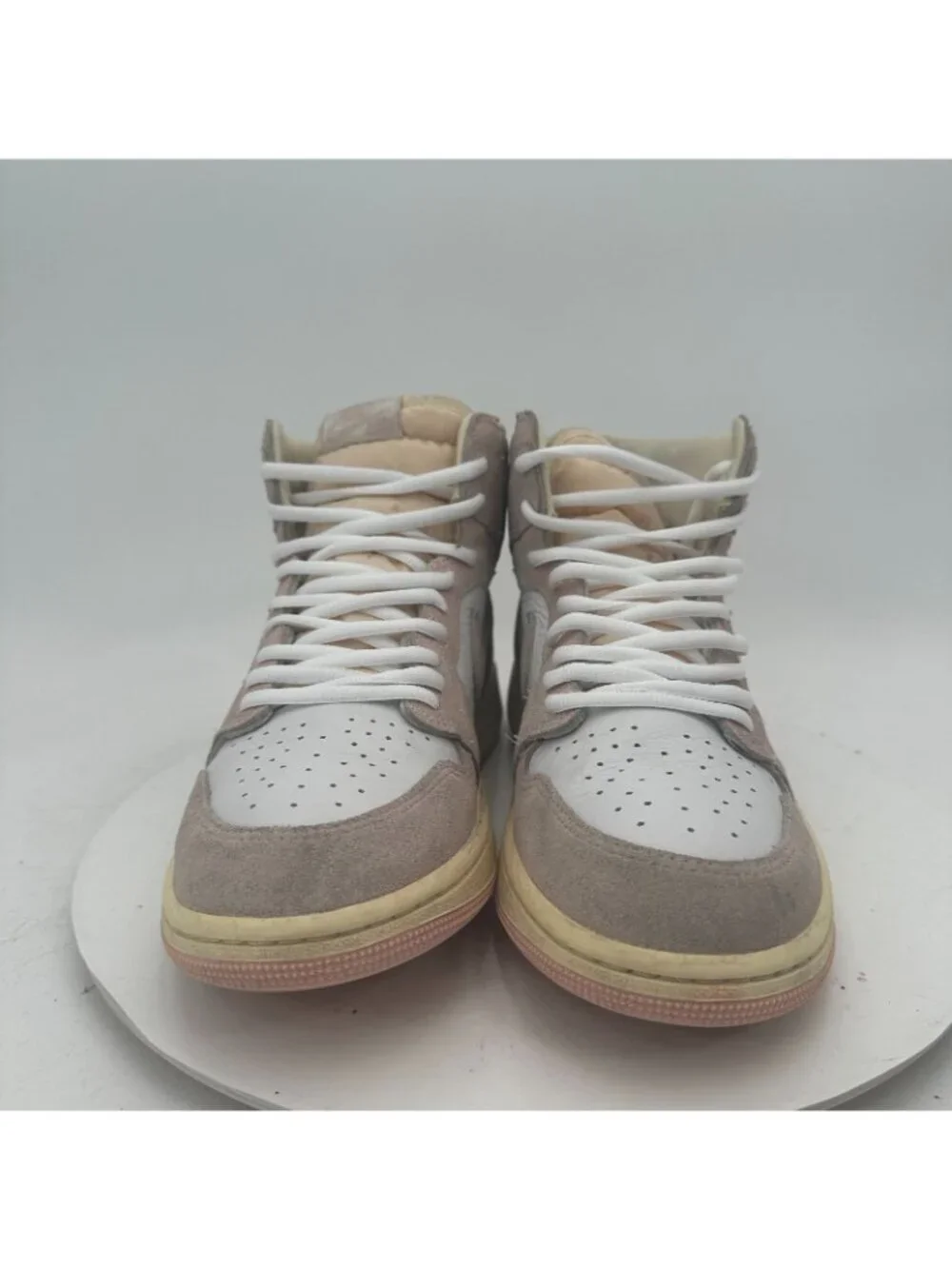 Nike Air Jordan 1 Retro High Women Size 10 FD2596-600 Washed Pink White Shoes
